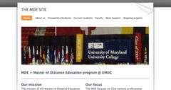 UMUC Masters of Distance Education & E-Learning - e ...